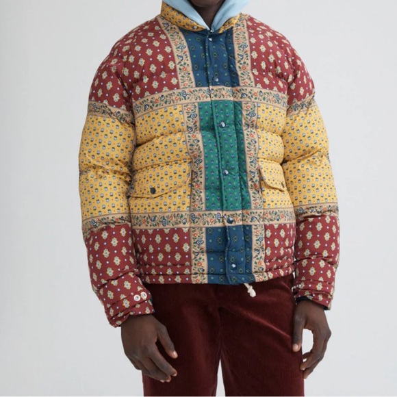 Noah NYC Multicolor Patchwork Puffer Jacket